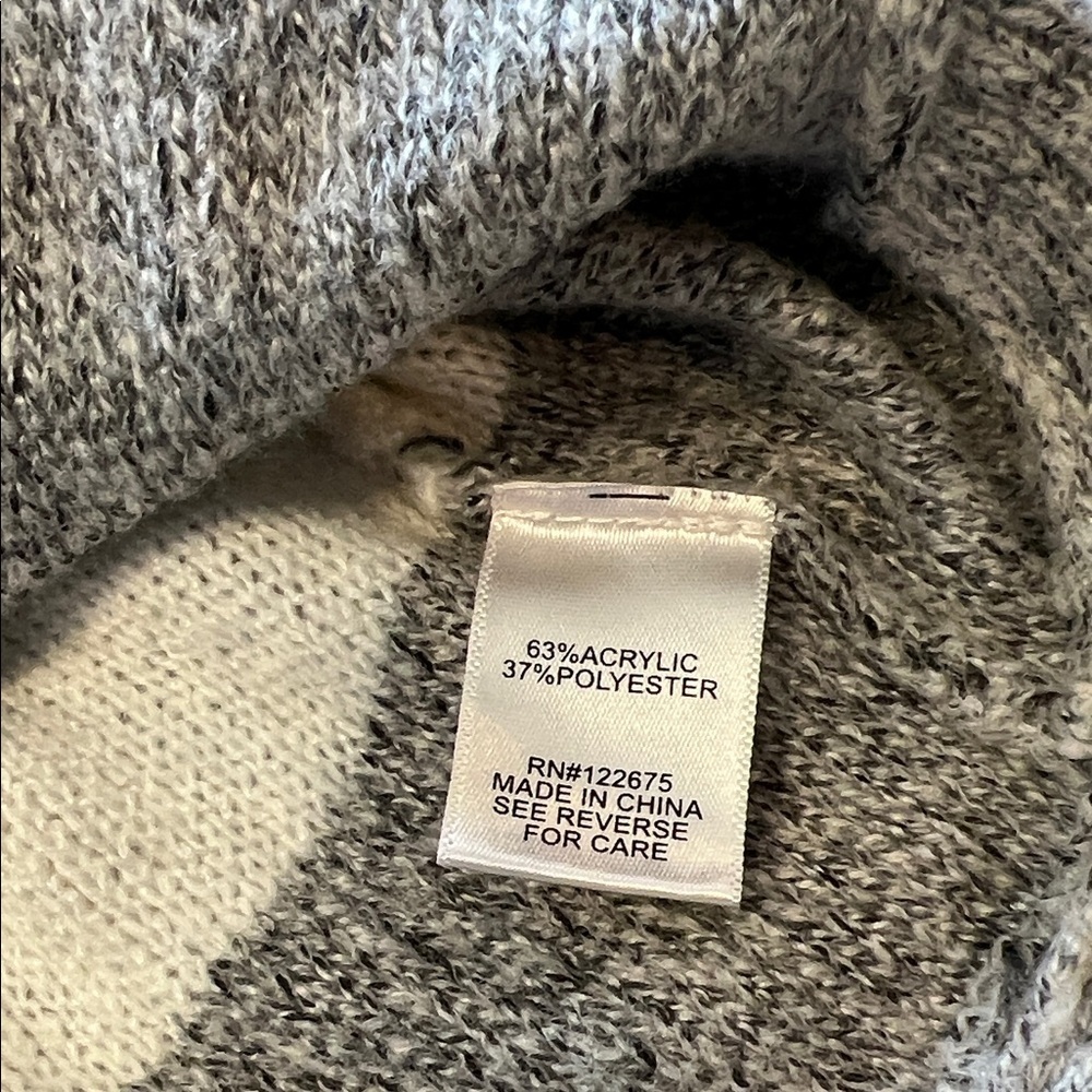 The Slope Colorblock Pullover Sweater - Pink, White, and Gray Size L - Picture 8 of 8